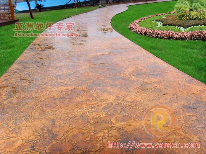 壓花地坪 壓印地坪 彩色地坪