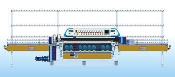 供應(yīng)X6.10D玻璃直線斜邊波浪磨邊機(jī)