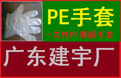 一次性PE薄膜手套/廣東建宇勞保廠