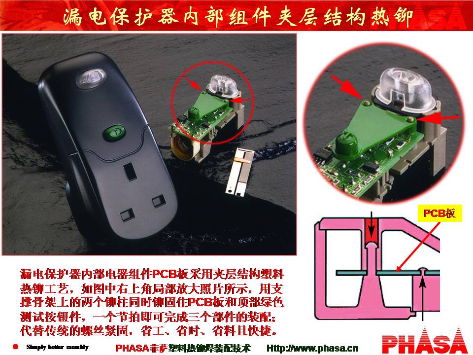 PHASA夾層結(jié)構(gòu)塑料熱鉚焊機