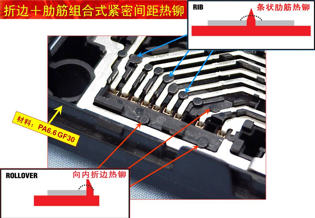 PHASA玻纖增強尼龍PA-30%GF塑料熱鉚焊接