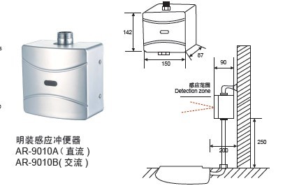 全自動感應(yīng)沖便器