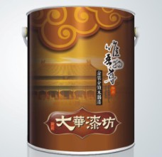 中國(guó)環(huán)保涂料品牌 大華漆坊 金裝全效木器漆