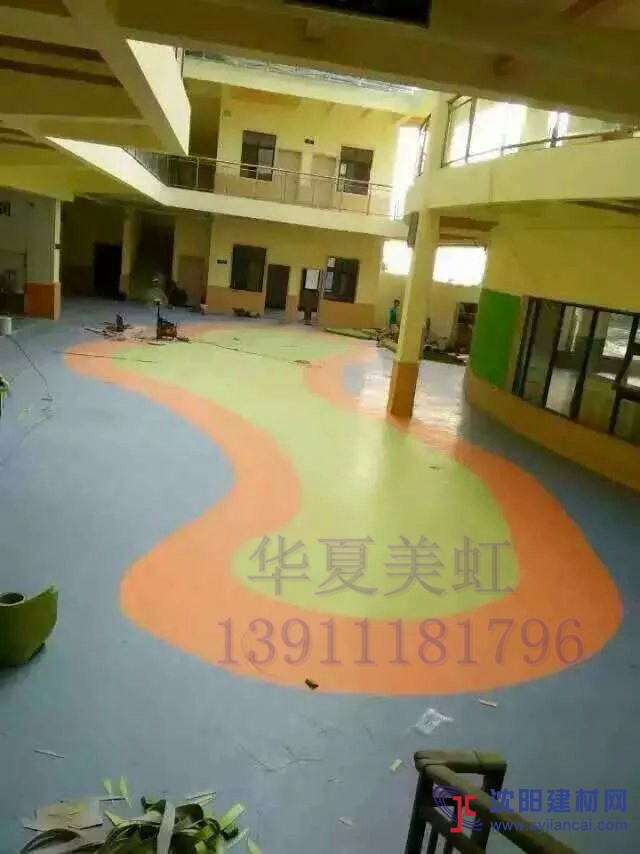 廠家直銷沈陽幼兒園環(huán)保地膠