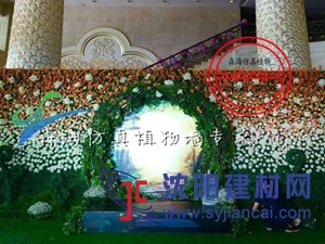 森海仿真植物墻攝影背景墻絹花墻發(fā)布會(huì)派對(duì)