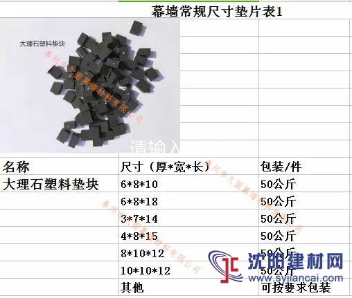 廠價(jià)直銷幕墻石材填縫塑料墊片防滑墊片玻璃墊片